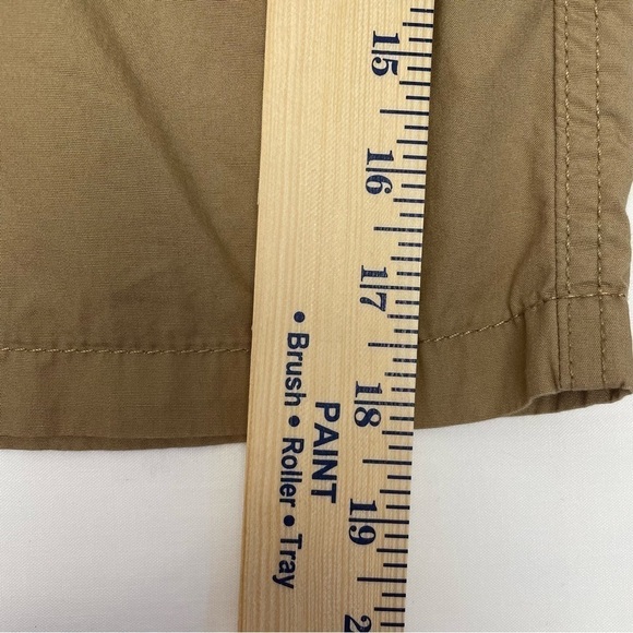Tommy Hilfiger Cargo Shorts Draw String Khaki Brown Boy Size Medium 12/14 - Picture 9 of 9